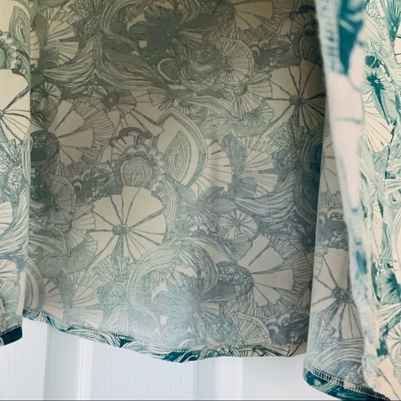 Retro Patagonia Cotton Floral Swim Cover Up Skirt Sz. XL - Picture 3 of 9